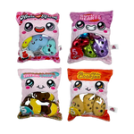 Valetine's Day Plush Snack - Store Surplus No Display - 4 Pieces Per Pack 26208L STORE SURPLUS