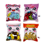Valetine's Day Plush Snack - Store Surplus No Display - 4 Pieces Per Pack 26208L STORE SURPLUS