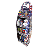 Patriotic USA 250 Floor Display - 78 Pieces Per Retail Ready Display Kit 88626