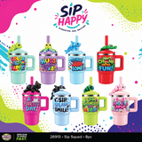 Sip Squad 10oz Cup with Straw Buddy - Store Surplus No Display - 8 Pieces Per Pack 26913L