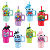 Sip Squad 10oz Cup with Straw Buddy - Store Surplus No Display - 8 Pieces Per Pack 26913L