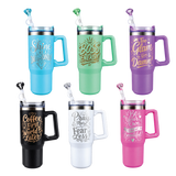 Sparkle Sip 30oz with Gem Straw Topper - Store Surplus No Display - 6 Pieces Per Pack 26914L