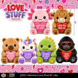 Valetine's Day Love Stuff Floor Display - 60 Pieces Per Retail Ready Display Kit 88639