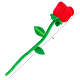 Valentine's Day Rose Plush - Store Surplus No Display - 6 Pieces Per Pack 27271L