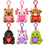 Valentine's Day 5" Love Plush - Store Surplus No Display - 6 Pieces Per Pack 27279L