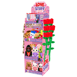 Valetine's Day Love Stuff Floor Display - 60 Pieces Per Retail Ready Display Kit 88639