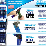 Butane Torch Lighters 3 Tier Countertop Assortment - 49 Pieces Per Retail Ready Display 88674 WHOLESALE