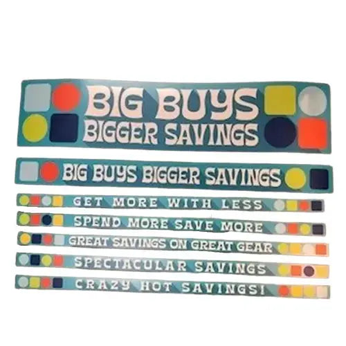 ITEM NUMBER 975130 - 3FT SIGNAGE SET - 1 EACH SUPPLIES