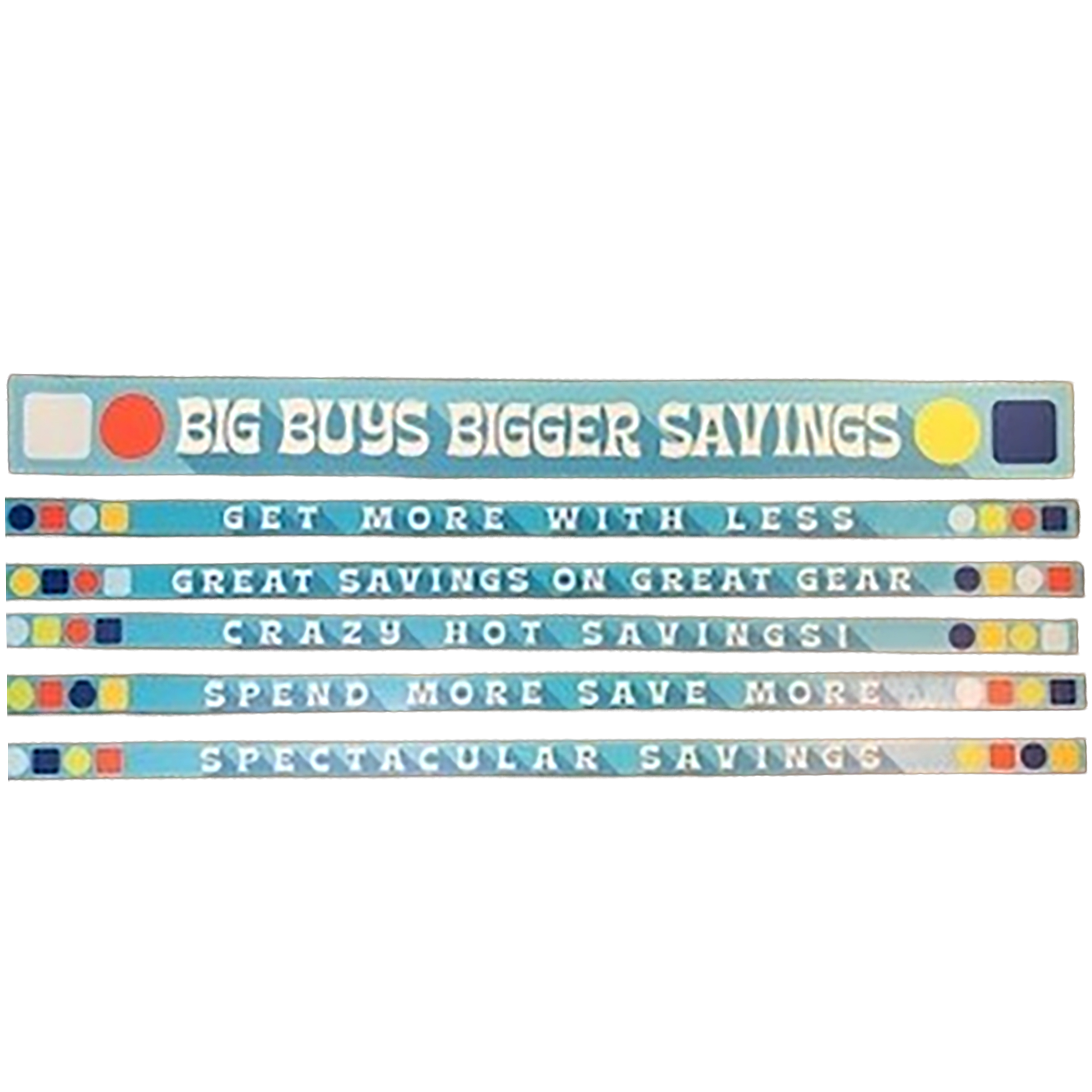 ITEM NUMBER 975140 - 4FT SIGNAGE SET - 1 EACH SUPPLIES