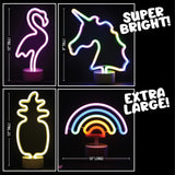 Neon Sign Assortment Floor Display - 16 Pieces Per Retail Ready Display 88462