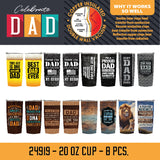 Father's Day Assortment Floor Display - 72 Pieces Per Retail Ready Display 88526