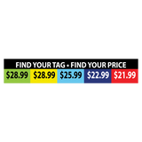 WHOLESALE SUNGEAR SBT RETAIL PRICING STRIP - 1 PIECE PER PACK - 980480 SUPPLIES