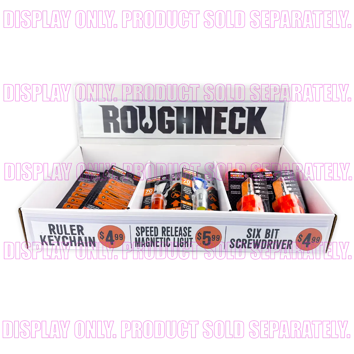 Merchandising Fixture - Corrugated Generic Countertop Shelf Display ONLY 986160 - NOVELTY INC WHOLESALE