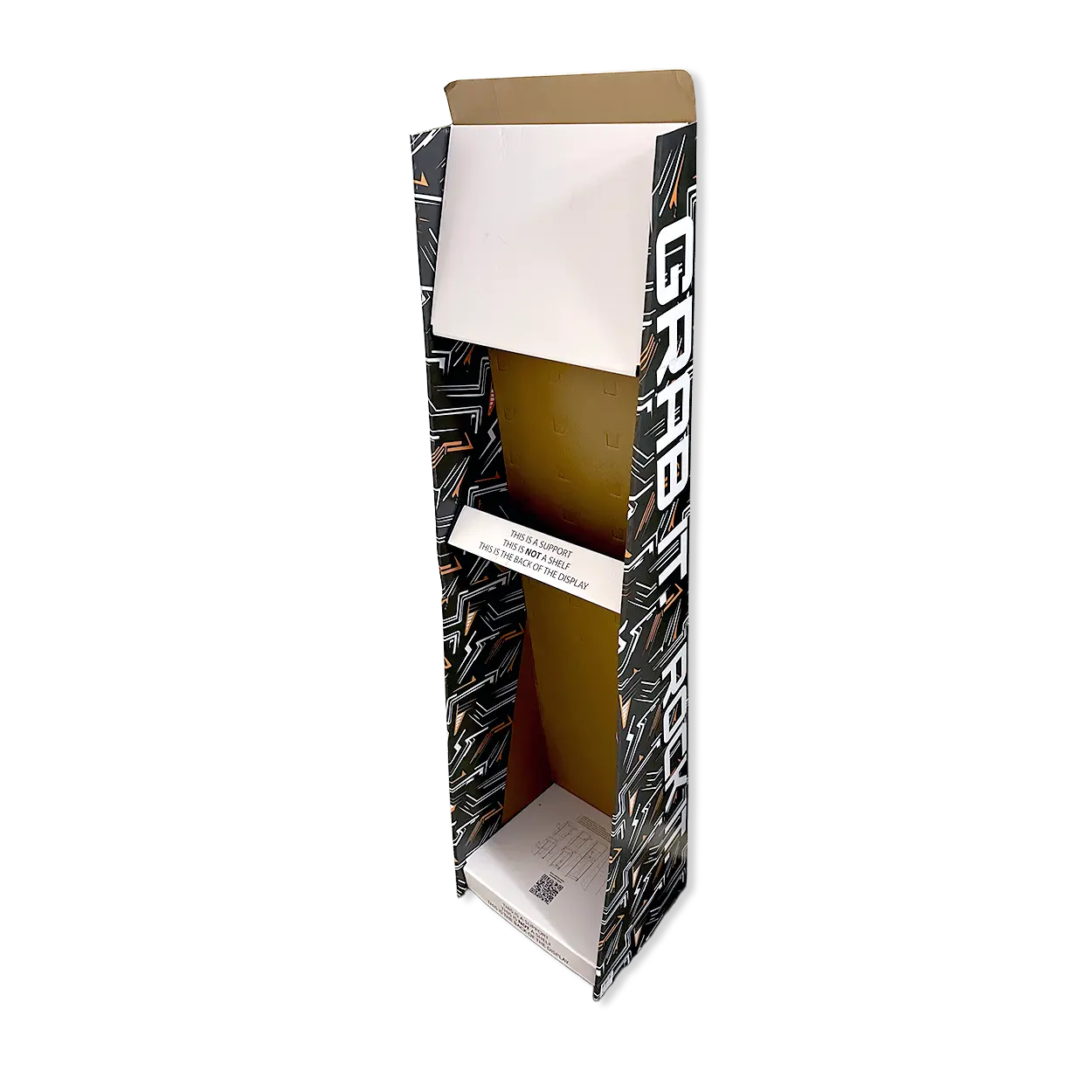 Merchandising Fixture - Generic Peg Corrugated Floor Display ONLY 986400 SUPPLIES