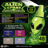 Air Freshener Alien Odor Spray - 12 Pieces Per Retail Ready Display 26632