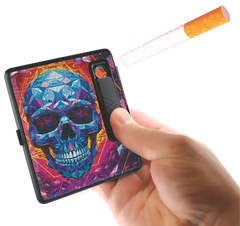 Cigarette Case with USB Coil Lighter - 8 Pieces Per Retail Ready Display 25633 SMOKEZILLA