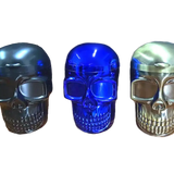 Metal Skull Butt Bucket Ashtray with LED Light - 6 Pieces Per Retail Ready Display 23531 WHOLESALE