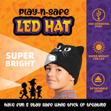 ITEM NUMBER 041591L HALLOWEEN LED HAT - STORE SURPLUS NO DISPLAY 12 PIECES PER PACK