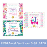 Mother's Day Celebrate Mom Assortment Floor Display - 80 Pieces Per Retail Ready Display 88369