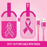 MFi Cable w/Pouch - Store Surplus No Display - 2 Pieces Per Pack 25171L