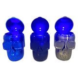 Metal Skull Butt Bucket Ashtray with LED Light - 6 Pieces Per Retail Ready Display 23531 WHOLESALE