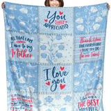 ITEM NUMBER 024430 FAMILY PRINTED BLANKETS 6 PIECES PER DISPLAY