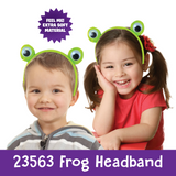 ITEM NUMBER 023563L FROG HEADBAND 1 - STORE SURPLUS NO DISPLAY 6 PIECES PER PACK