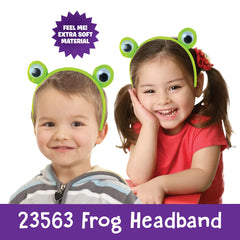 ITEM NUMBER 023563L FROG HEADBAND 1 - STORE SURPLUS NO DISPLAY 6 PIECES PER PACK STORE SURPLUS