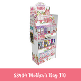 Mother's Day Celebrate Mom Assortment Floor Display - 96 Pieces Per Retail Ready Floor Display 88434