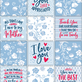 ITEM NUMBER 024413 FAMILY PRINTED BLANKETS 6 PIECES PER DISPLAY