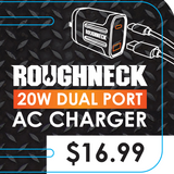 Roughneck AC Charger - Store Surplus No Display - 2 Pieces Per Pack 24016L