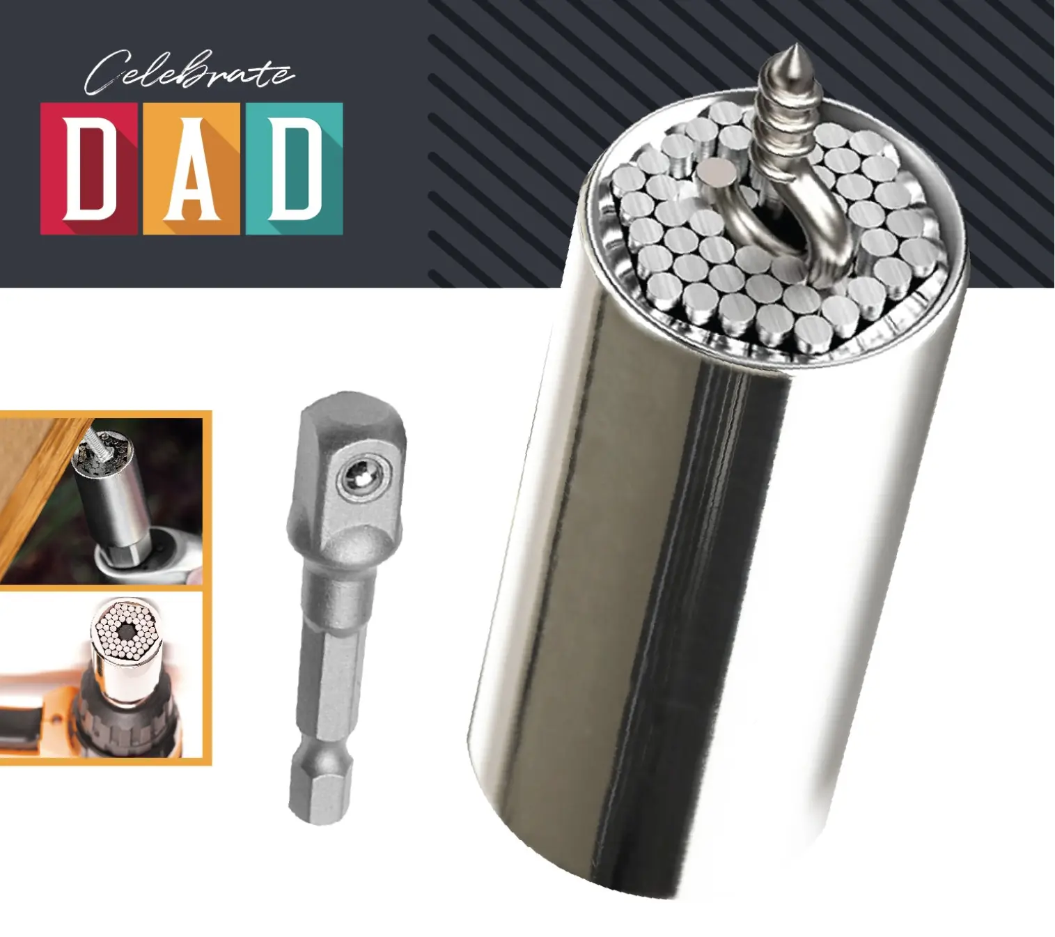 Socket Magic Items FATHER'S DAY MAGIC SOCKET TOOL - STORE SURPLUS NO DISPLAY - 3 PIECES ...