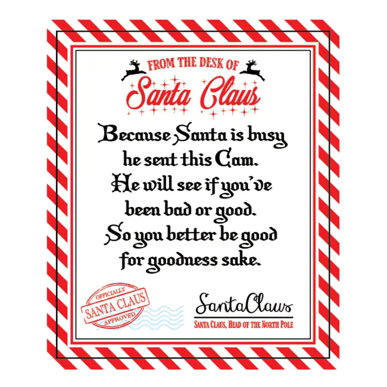 Christmas Cam Night Light AC Wall - 6 Pieces Per Retail Ready Display 25347 WHOLESALE