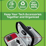 Tech Accessories Organizer Storage Bag - 6 Pieces Per Retail Ready Display 25485 - NOVELTY INC WHOLESALE