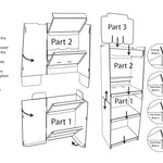 Mother's Day Celebrate Mom Assortment Floor Display - 65 Pieces Per Retail Ready Floor Display 88581 WHOLESALE