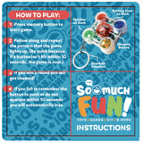 Memory Game Keychain - 6 Pieces Per Retail Ready Display 25936 KIPP BROTHERS