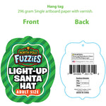 Light Up Christmas Santa Winter Hat with Merchandising Hang Strip - 6 Pieces Per Pack 26170 NOVELTY INC