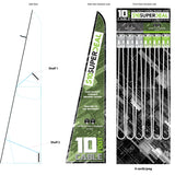 10FT Basic Sync and Charge Cable Assortment - 24 Pieces Per Retail Ready Display Kit 88621 GADGET GEAR