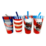 Patriotic USA 250 Floor Display - 58 Pieces Per Retail Ready Display Kit 88627