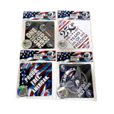 Patriotic Car Window Sign - Store Surplus No Display - 4 Pieces Per Pack 26597L