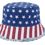 USA BUCKET HATS - STORE SURPLUS NO DISPLAY - 12 PIECES PER PACK 25036L