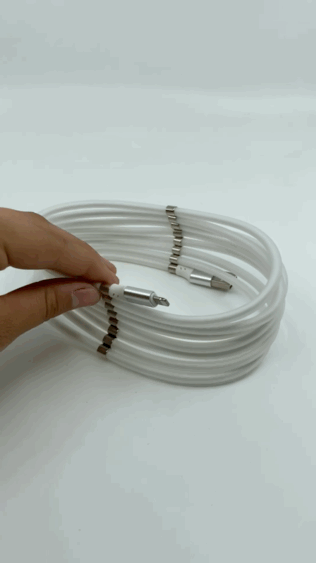 WHOLESALE 10FT MAGNETIC USB-TO-LIGHTNING CABLE 6 PIECES PER PACK 23007MN
