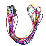 ITEM NUMBER 023072 10FT COLOR FADE BRAID MFI CABLE - 6 PIECES PER DISPLAY