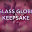 ITEM NUMBER 024544L GLASS DOME ROSE KEEPSAKE - STORE SURPLUS NO DISPLAY - 6 PIECES PER PACK