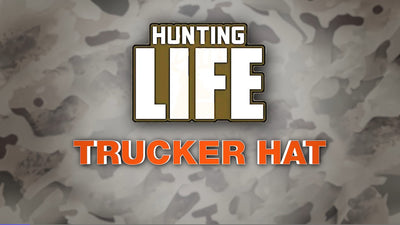 ITEM NUMBER 023766L HUNTING LIFE TRUCKER HATS - STORE SURPLUS NO DISPLAY 6 PIECES PER PACK