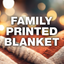 ITEM NUMBER 024413L FAMILY PRINTED BLANKETS - STORE SURPLUS NO DISPLAY - 6 PIECES PER PACK