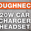 ITEM NUMBER 023690L ROUGHNECK CHARGER + HEADSET - STORE SURPLUS NO DISPLAY 6 PIECES PER PACK