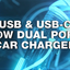 Car Charger Dual Port USB / USB-C 20 Watts- 18 Pieces Per Pack 24465