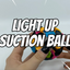 ITEM NUMBER 023300 LIGHT UP SUCTION CUP BALL 18 PIECES PER PACK