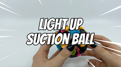 ITEM NUMBER 023300 LIGHT UP SUCTION CUP BALL 18 PIECES PER PACK